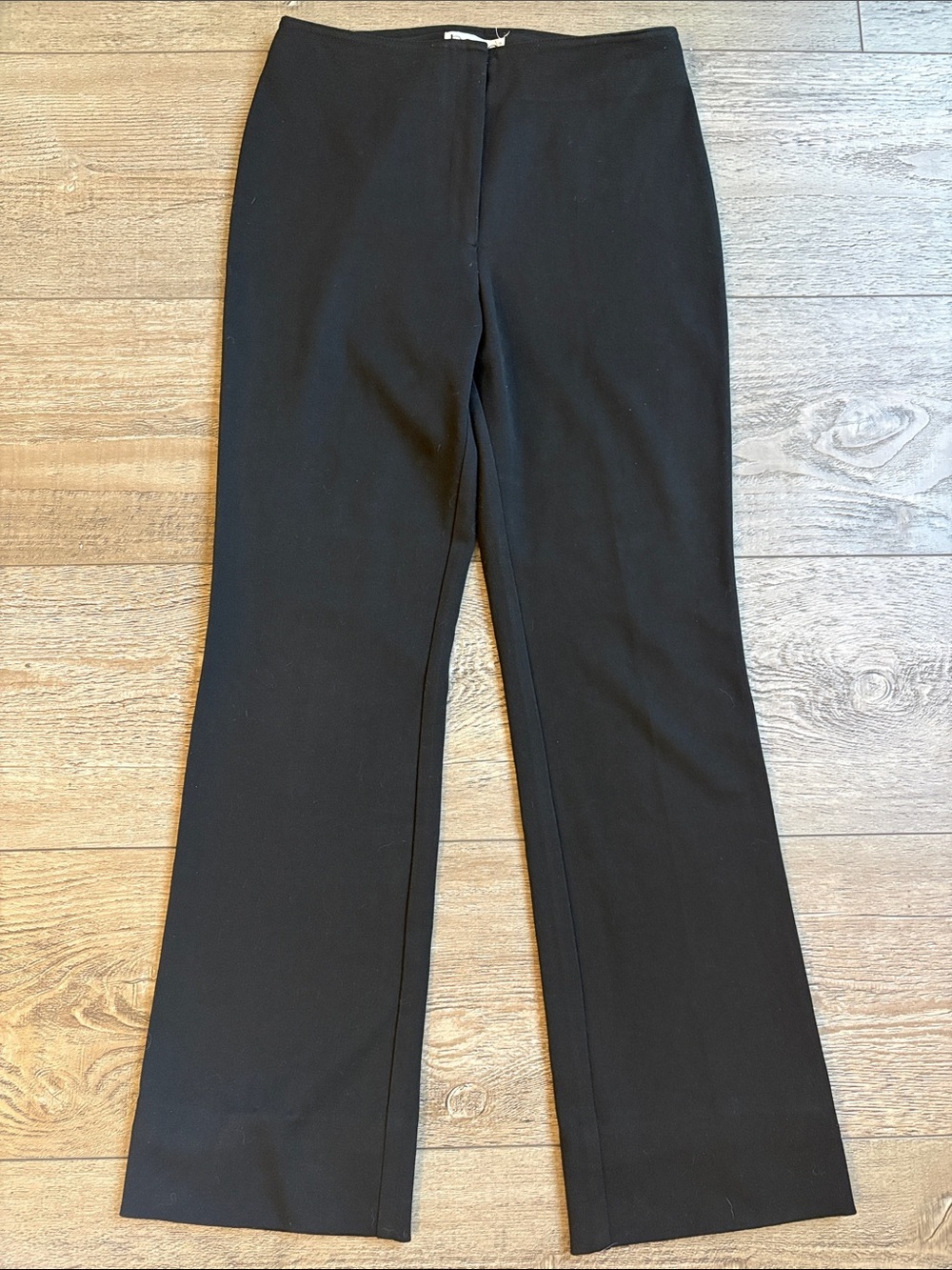 Vintage 90s bebe San Francisco Black Mid-rise Tailored Straight Leg Dress Pants